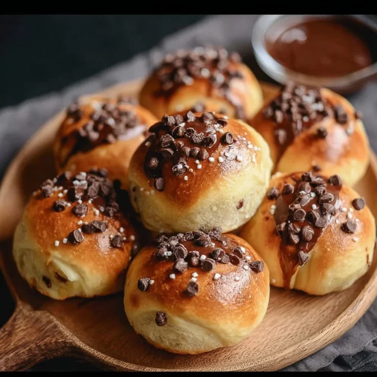 Köstliche 10-Minuten Schoko-Brötchen mit Quark auf einem Tisch