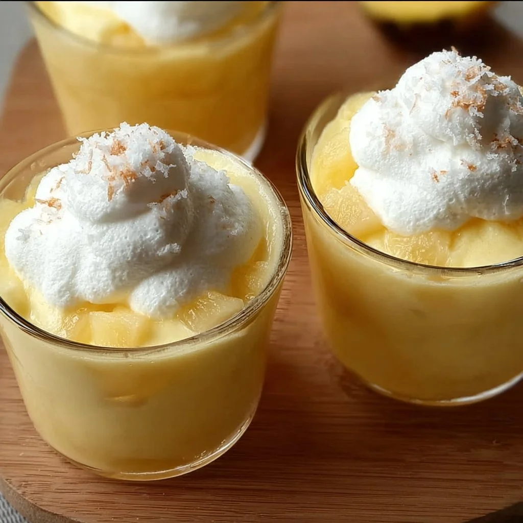 Ananas-Sahne-Dessert