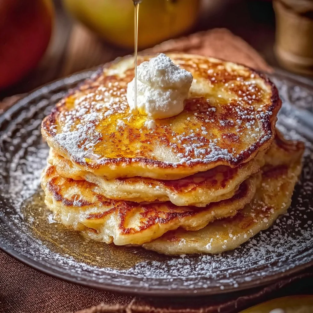 Apfel-Joghurt-Pfannkuchen