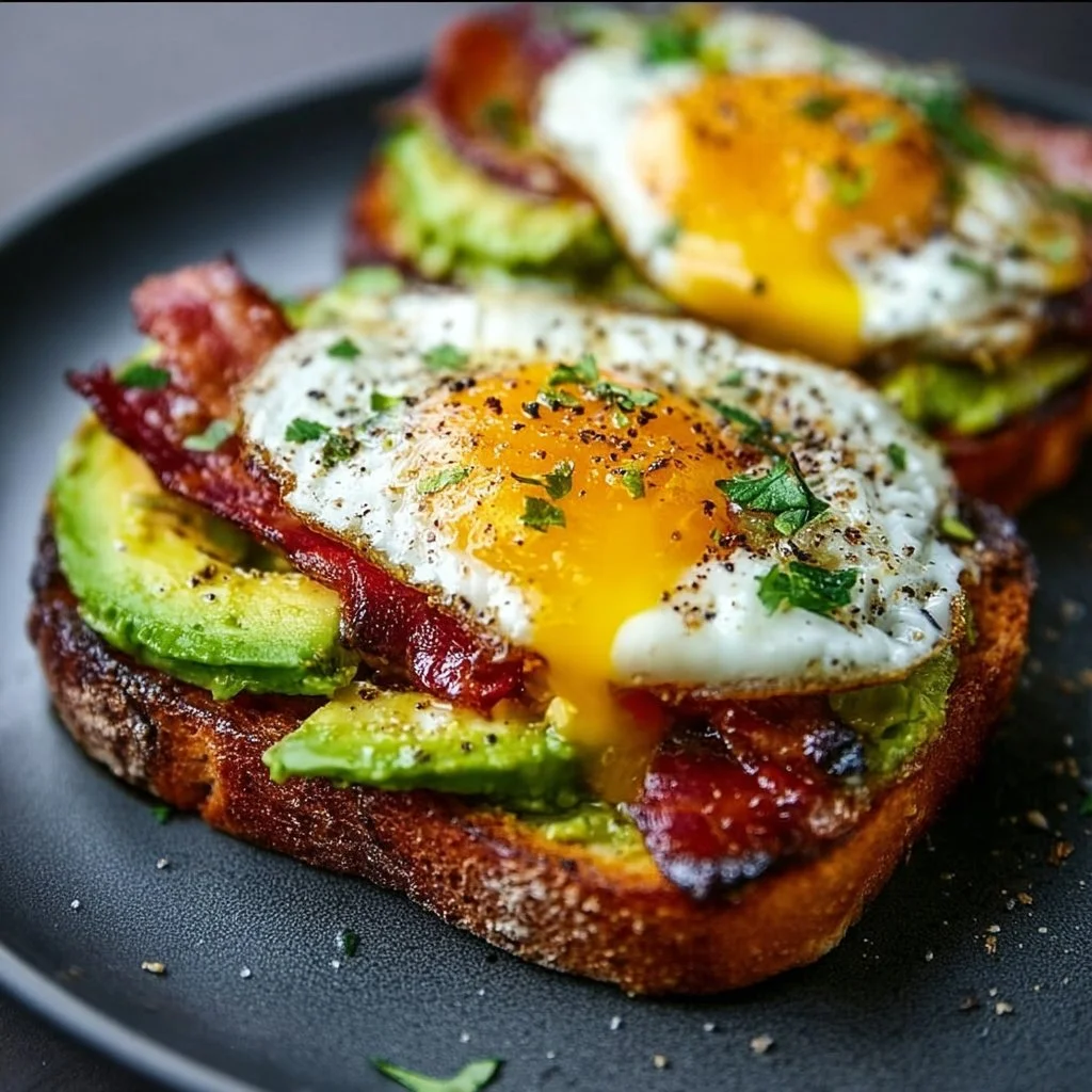 Avocado-Speck-Ei-Toast