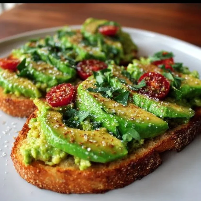 Avocado-Toast mit frischen Zutaten und dekorativem Topping