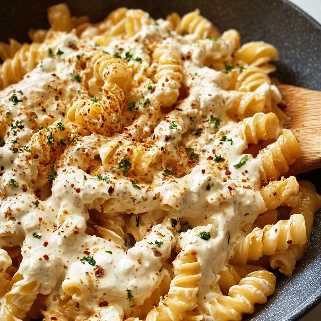 Cremige Cottage Cheese Pasta Sauce für Protein-Liebhaber