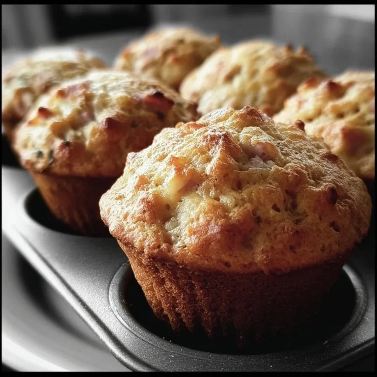 Leckere herzhafte Frühstücks-Muffins für ein gesundes Frühstück