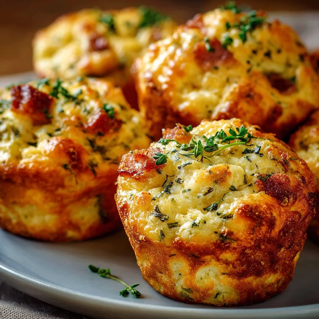 Herzhafte Frühstücks-Muffins