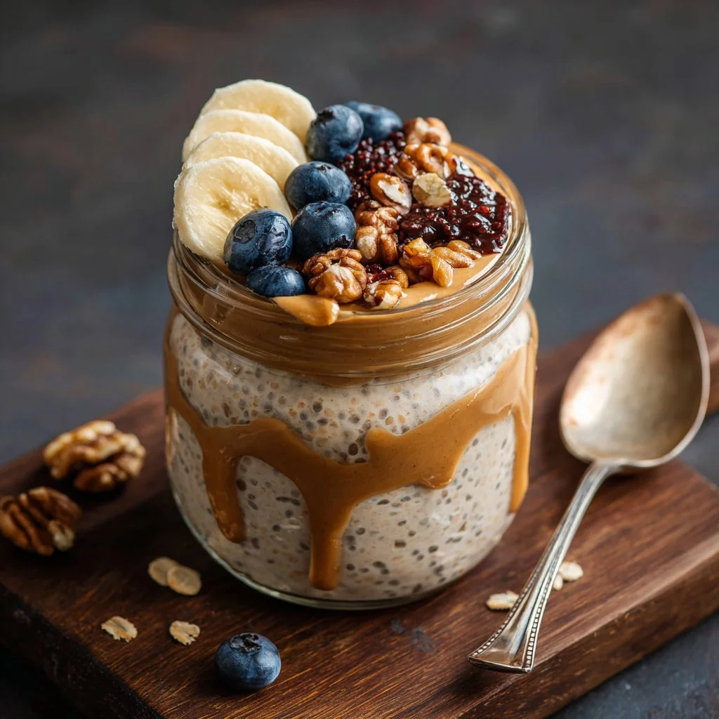 Hohe Protein Overnight Oats