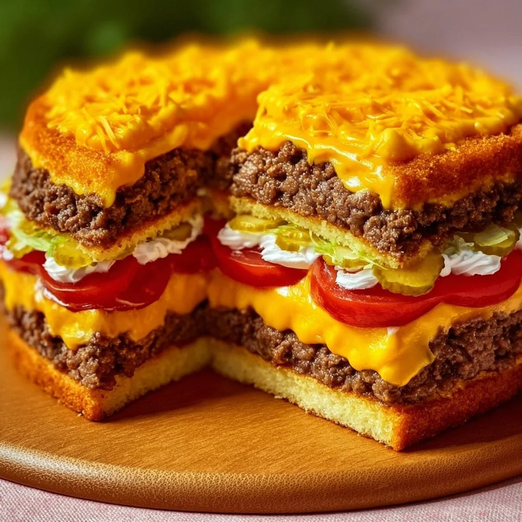 Käseburger-Torte