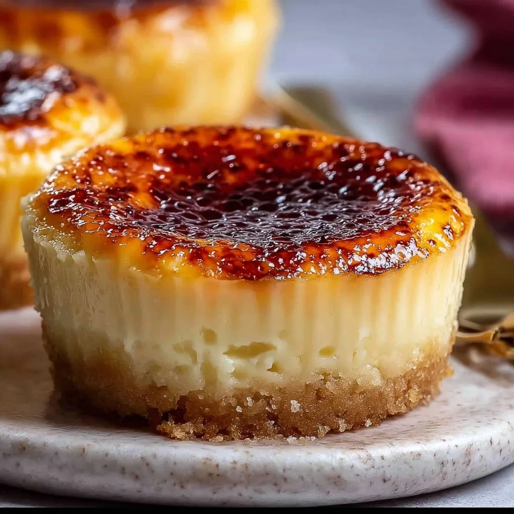 Mini Crème Brûlée Käsekuchen