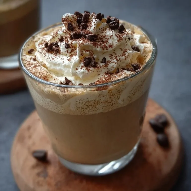 Mokkacreme mit Mascarpone in einem eleganten Dessertglas