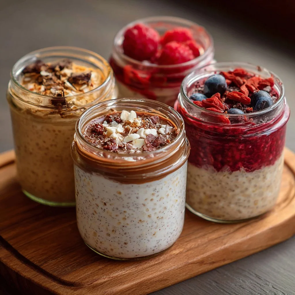 Proteinreiche Übernacht-Haferflocken