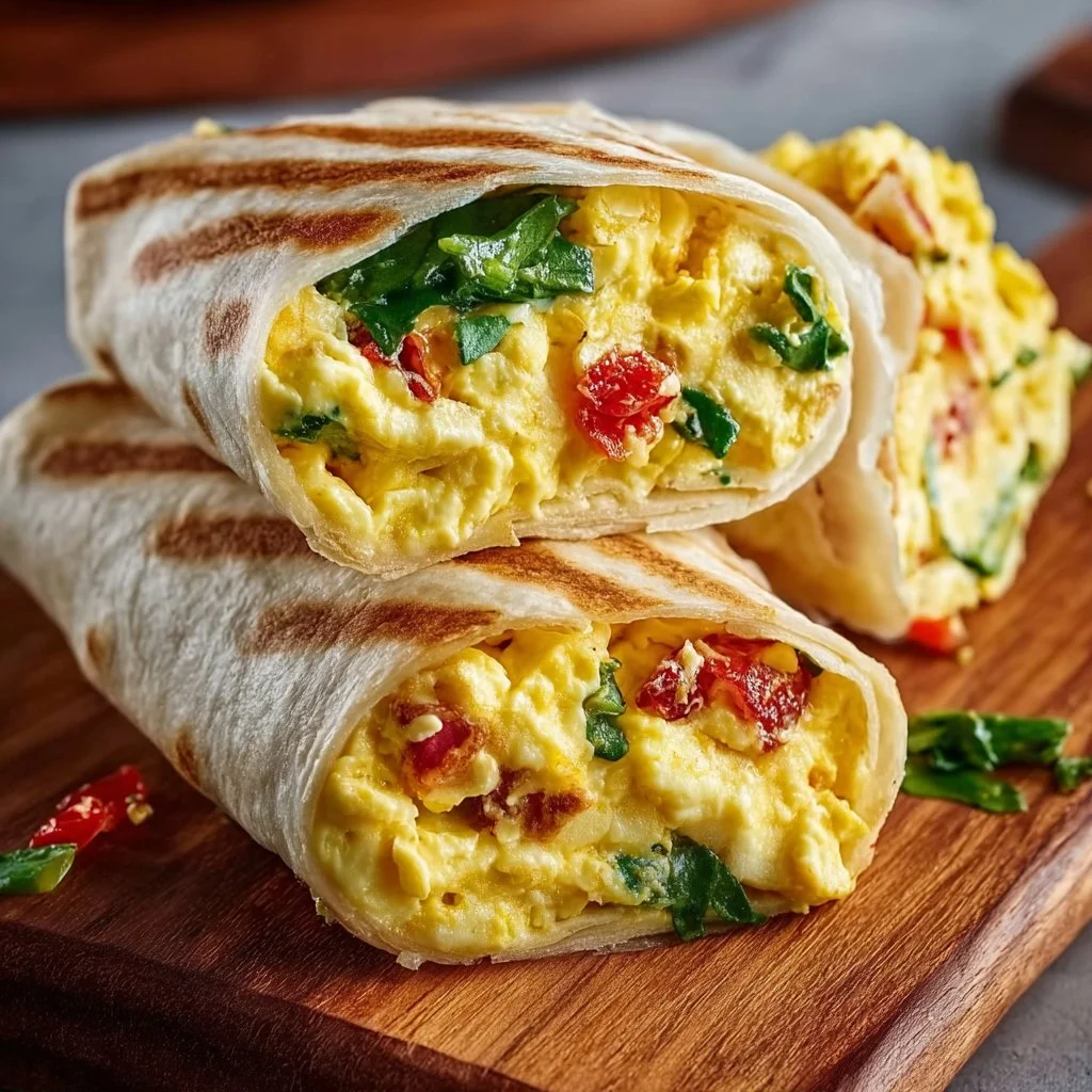 Rührei-Wraps