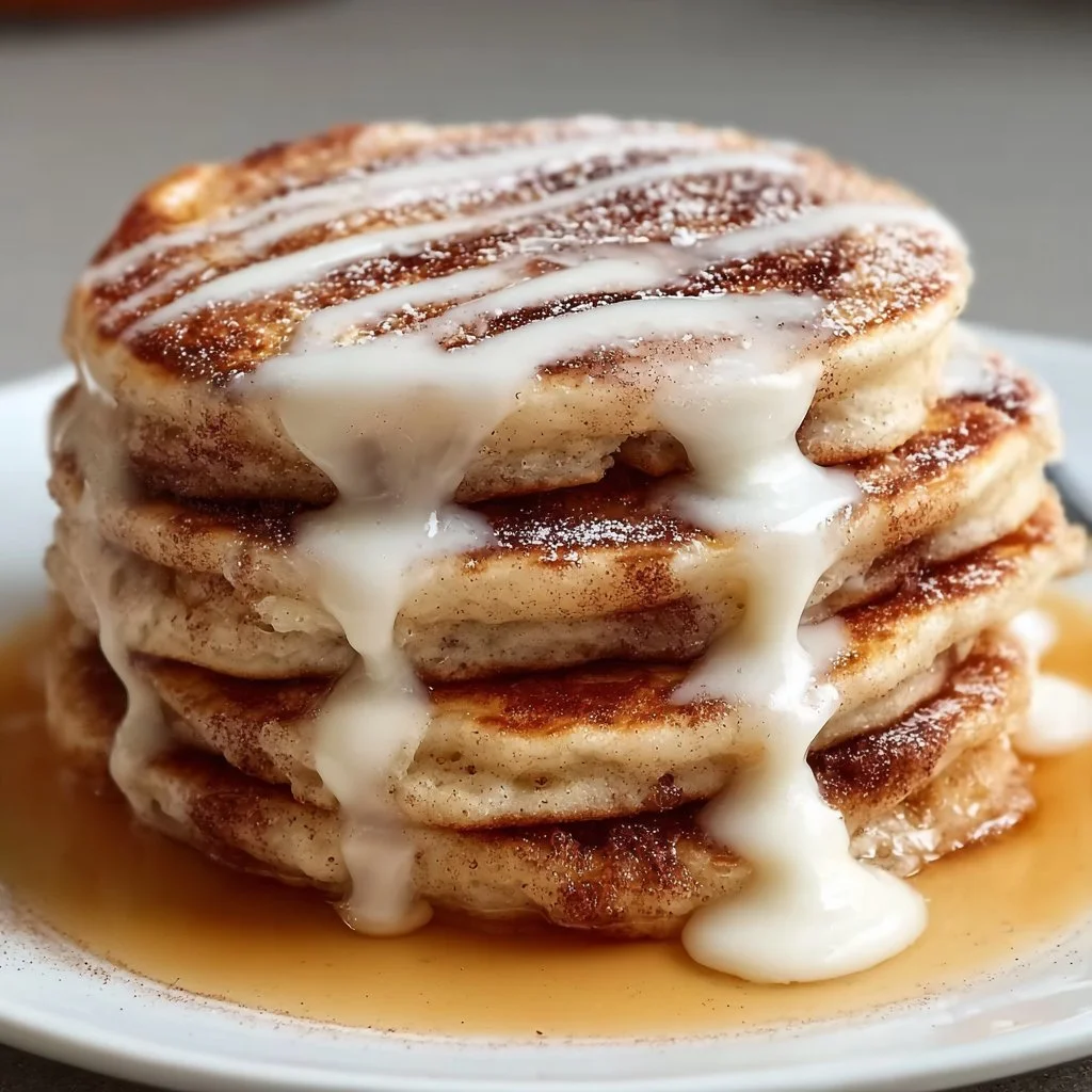 Saftige Zimtschnecken-Pfannkuchen für den perfekten Sonntag