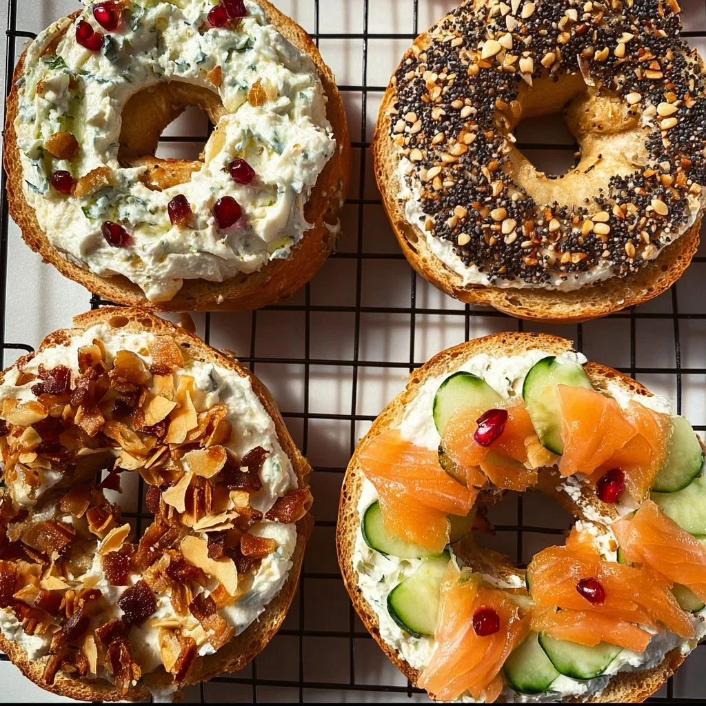 Schnelle Isey Skyr Bagels mit Toppings