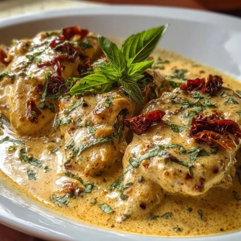 Toskanisches Sahne Hähnchen mit frischen Kräutern und cremiger Sauce