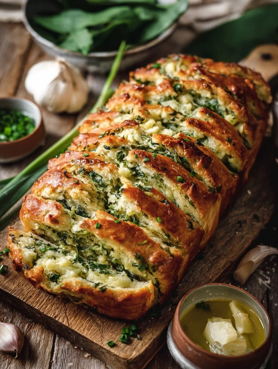 Bärlauch Fächerbrot