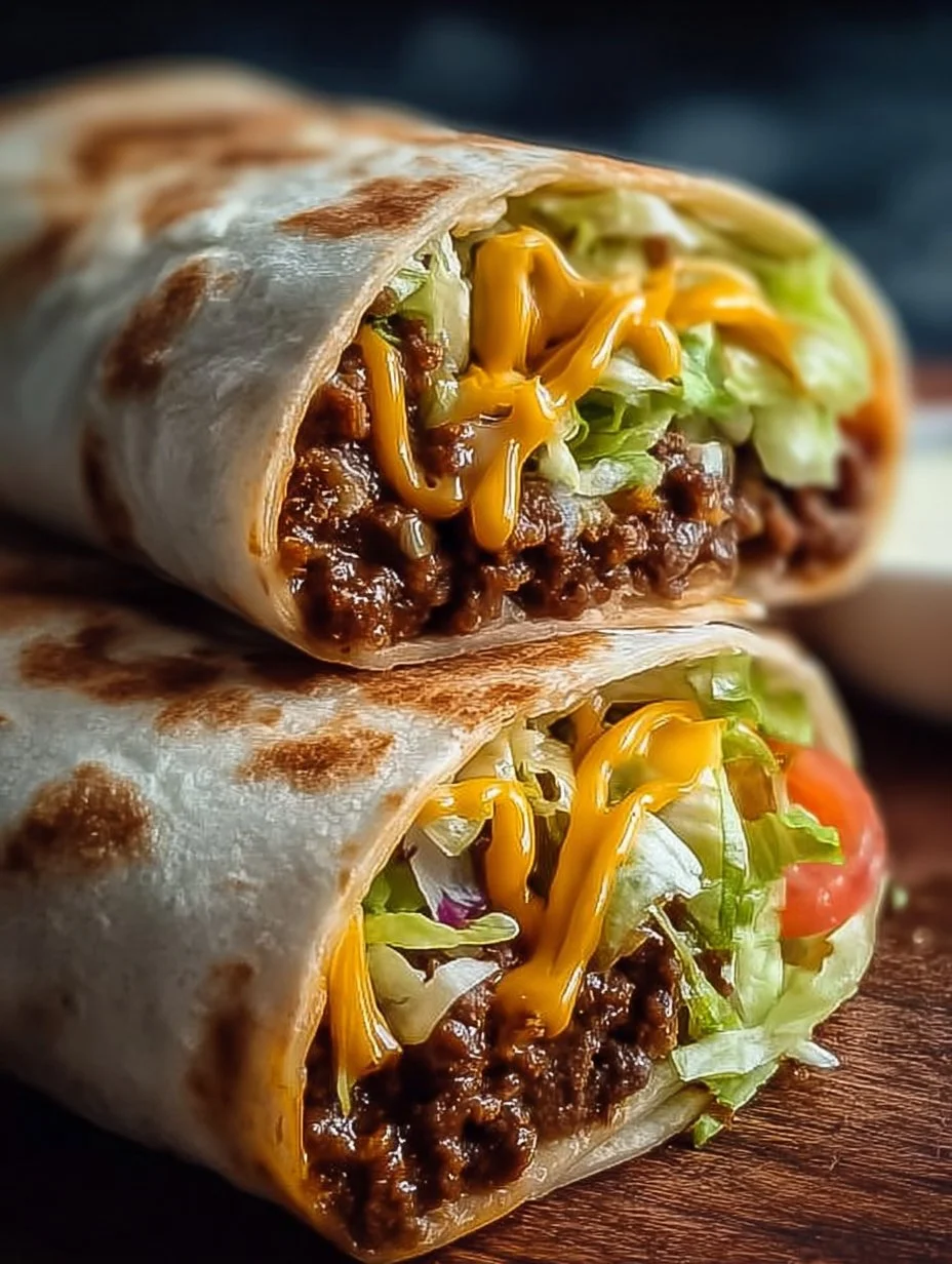 Big Mac Wraps mit spezieller Sauce