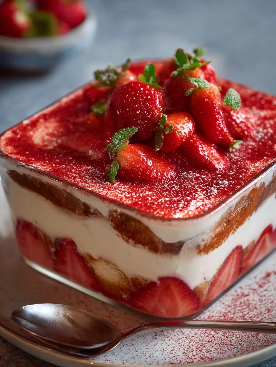Erdbeer Tiramisu