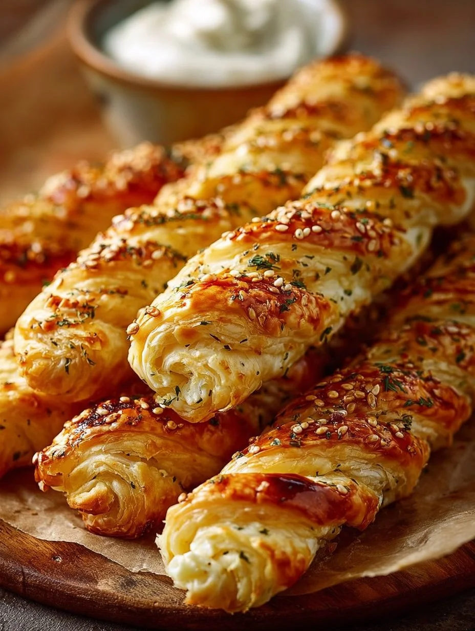 Feta-Blätterteig-Sticks