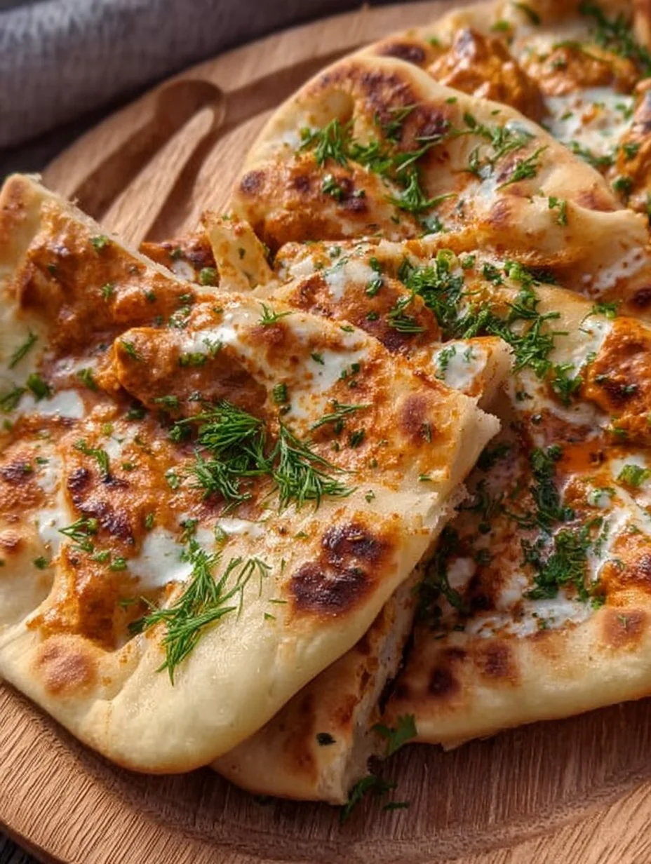 Fladenbrot mit Butterhähnchen