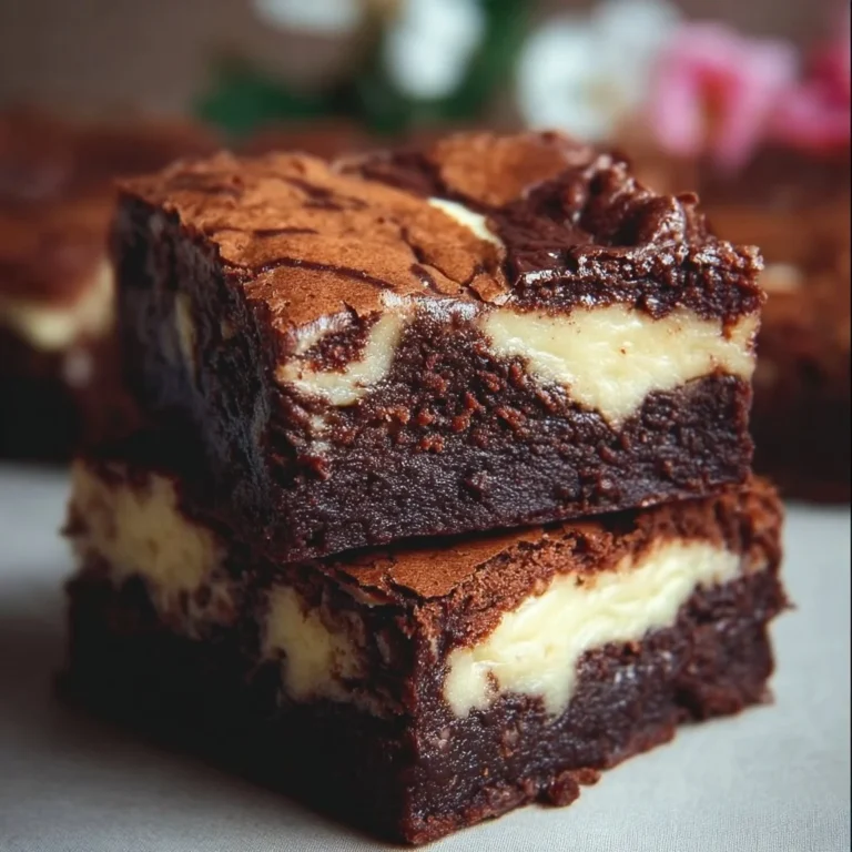 Leckere Frischkäse Brownies mit schokoladiger Glasur und cremiger Füllung