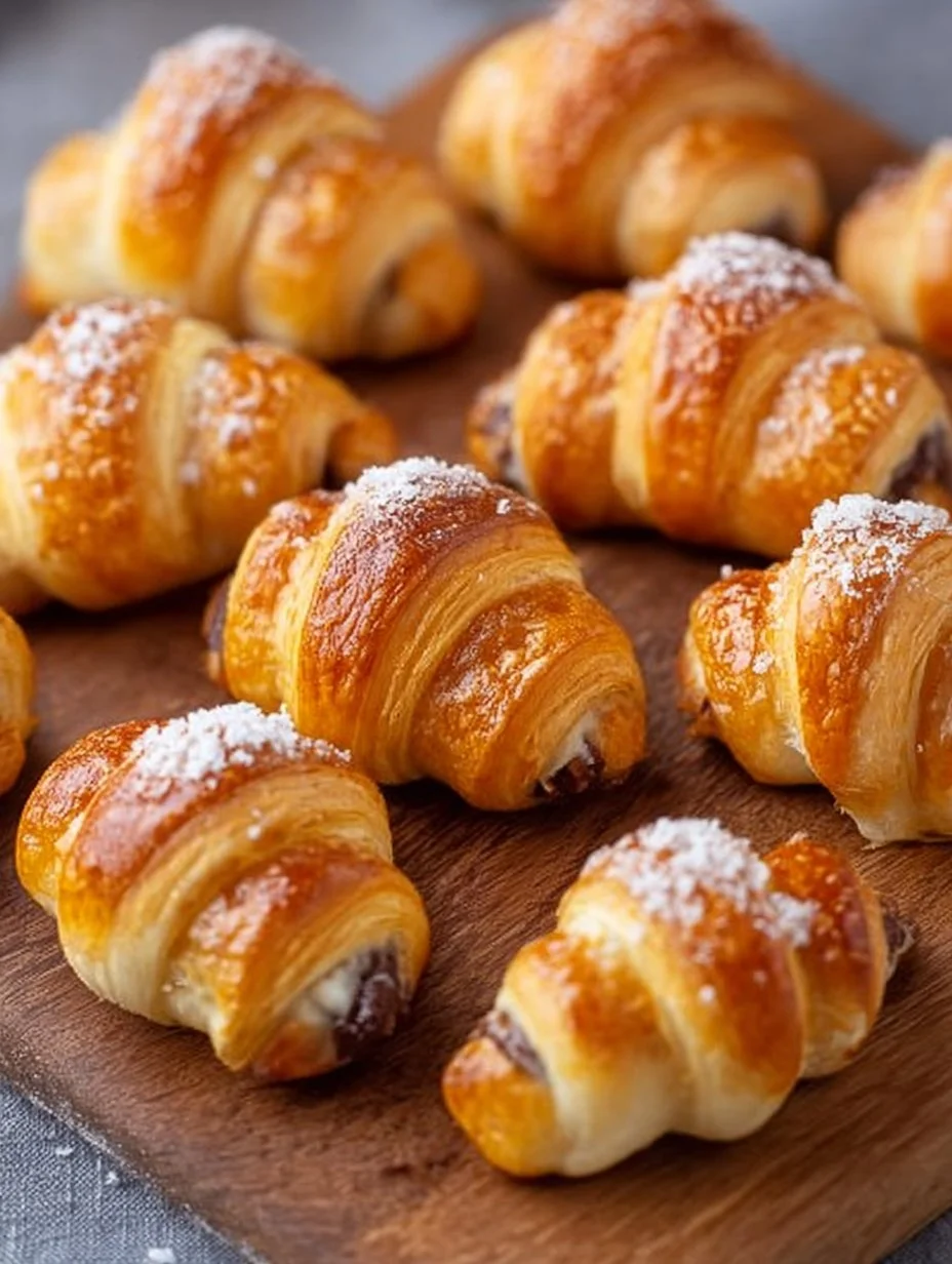 Gefüllte Mini Croissants