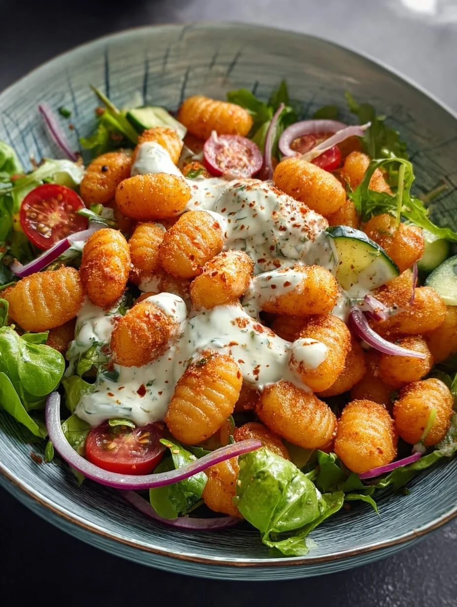 Gnocchi-Salat mit Joghurt-Dressing