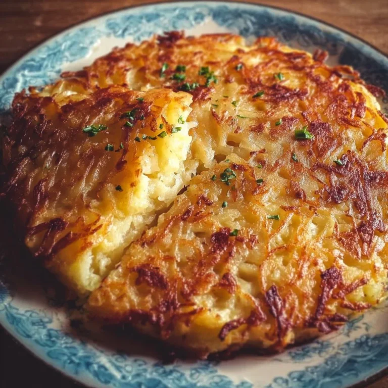 Hüttenkäse Kartoffelrösti Auflauf frisch aus dem Ofen