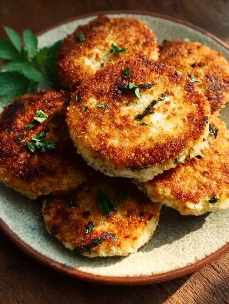 Hüttenkäse Protein Taler auf einem Teller, gesund und proteinreich