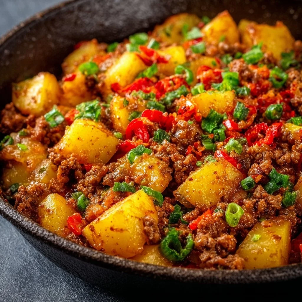 Kartoffel-Hackfleisch-Pfanne