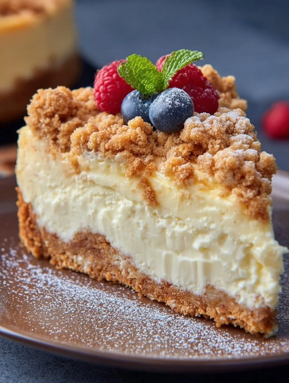 Käsekuchen mit Streusel