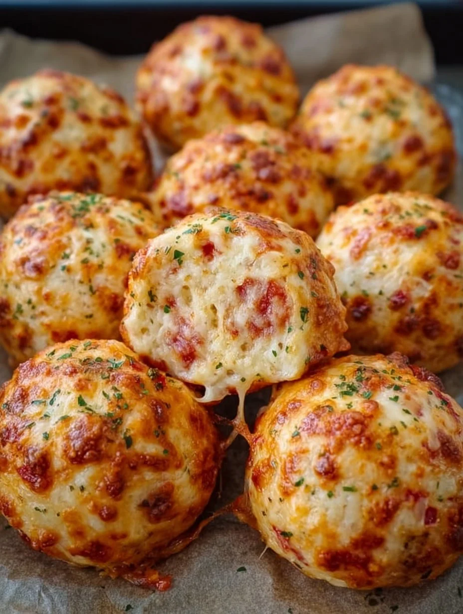 Knusprige Pizza Bällchen