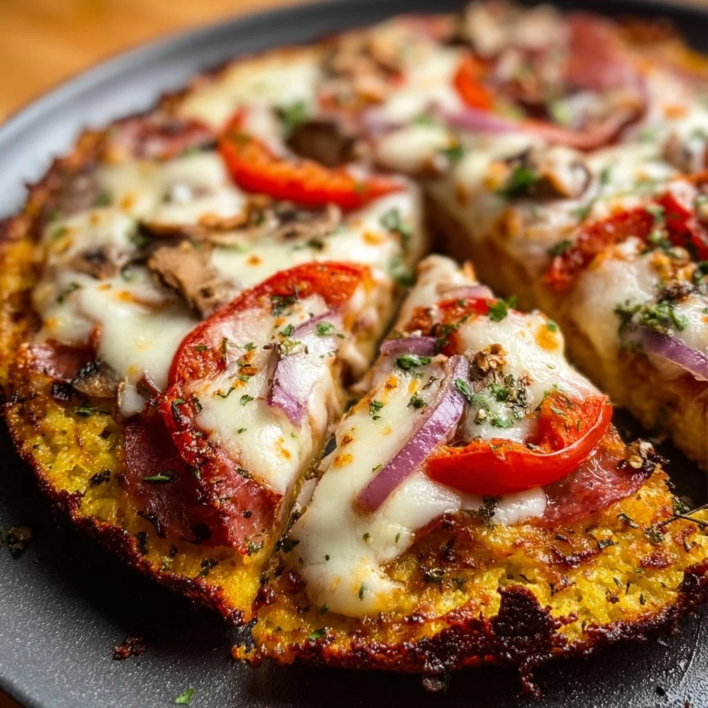 Low Carb Schüttelpizza