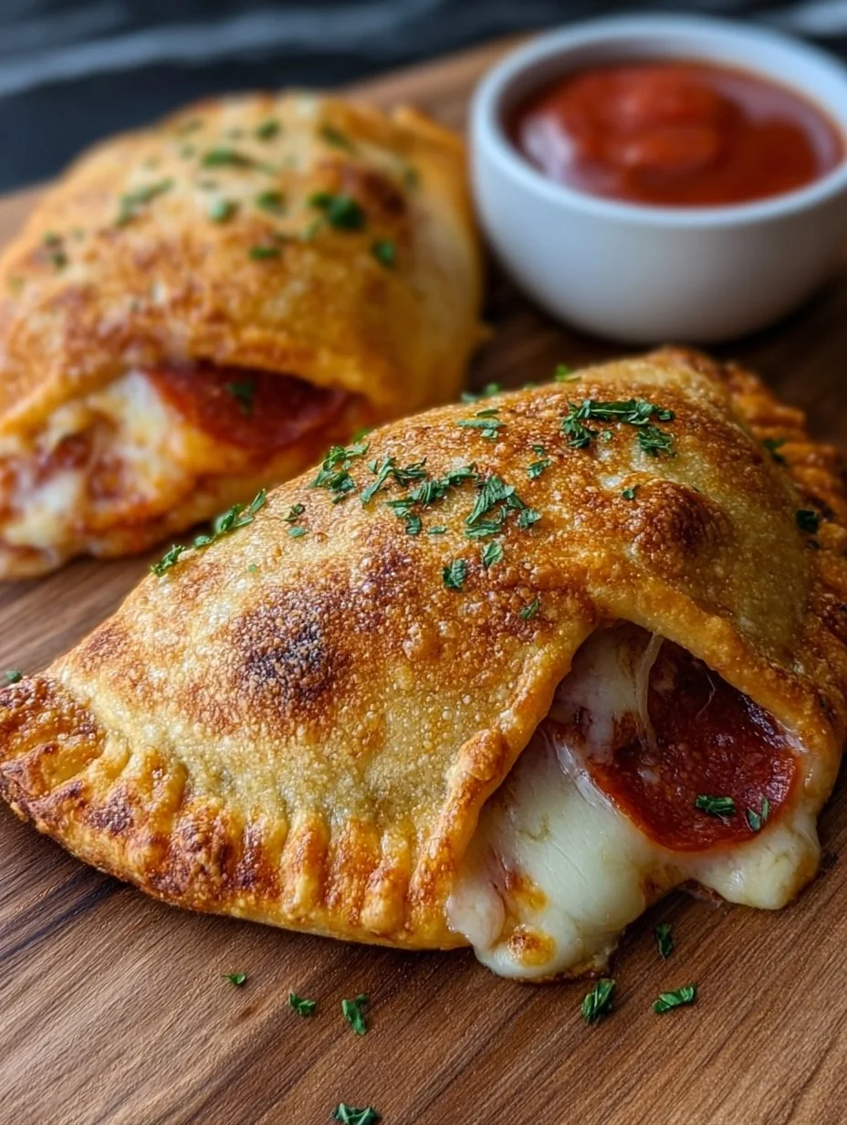 Luftfritteusen-Calzonen: Schnelle Pizza für Kids