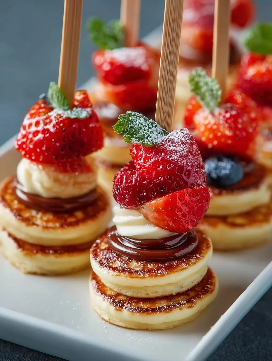 Mini-Pancake-Spieße