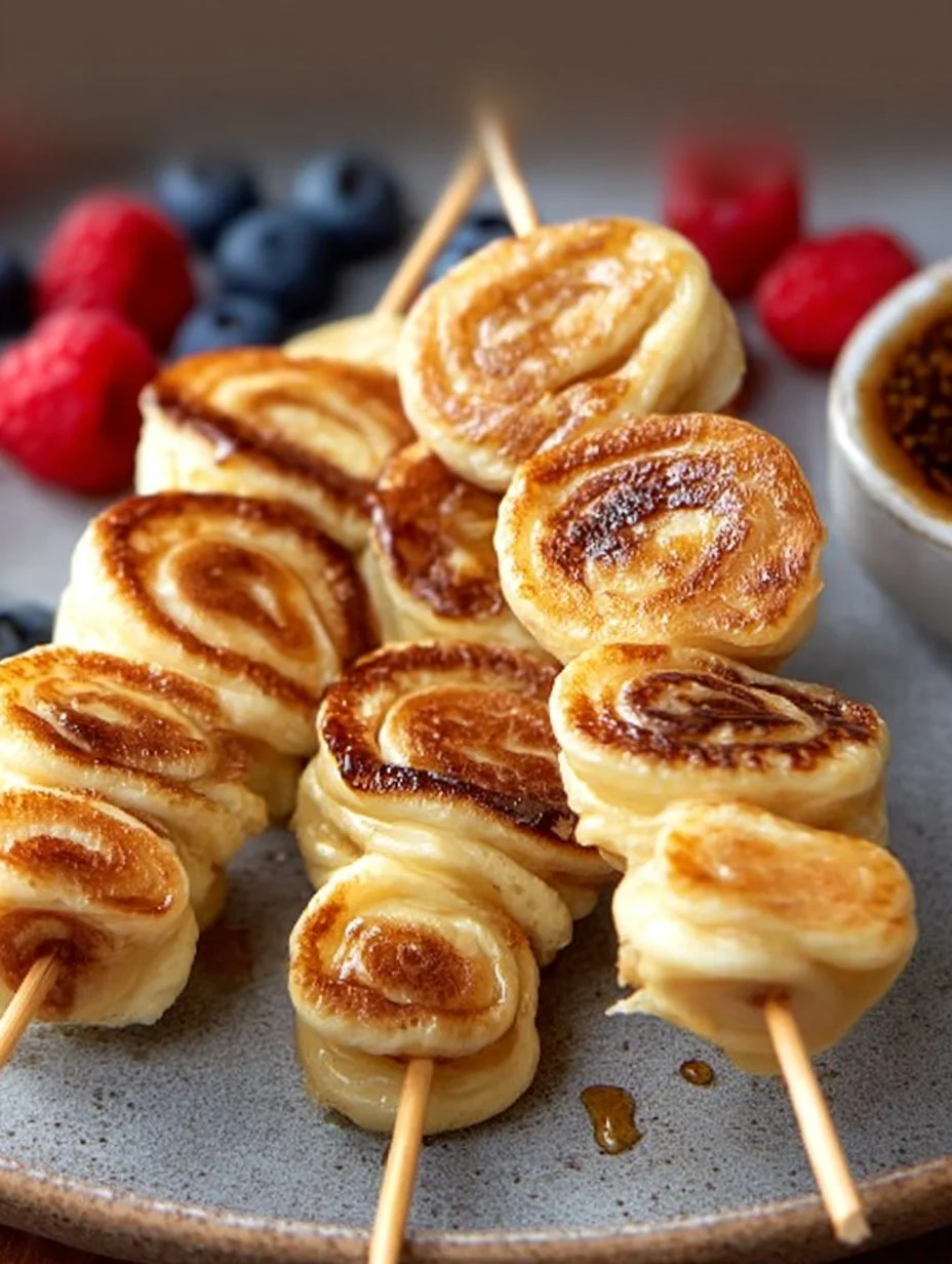 Pfannkuchen-Spieße