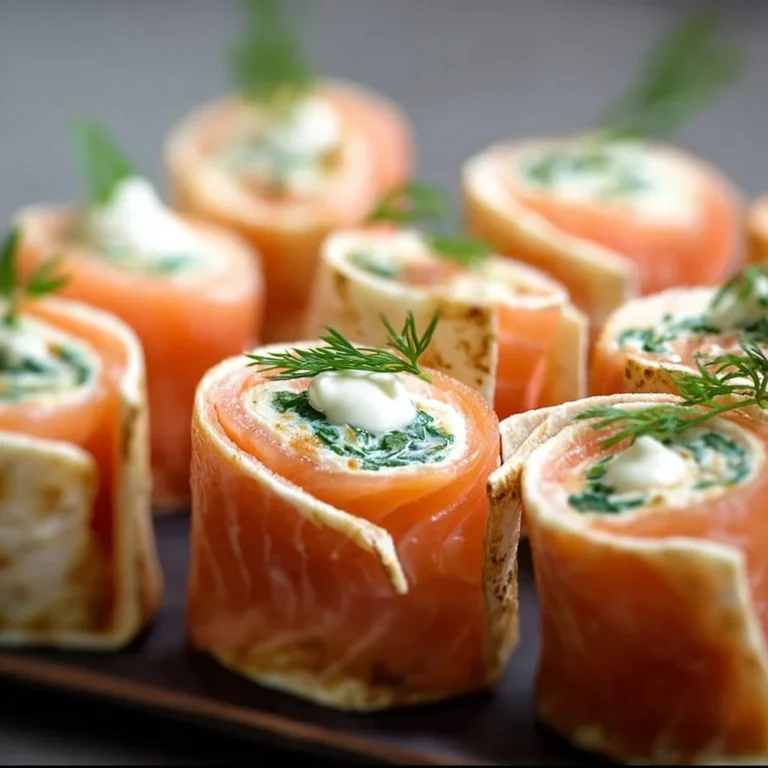 Leckere Röllchen auf einem Brunch-Tisch, dekoriert mit frischem Gemüse und Kräutern.