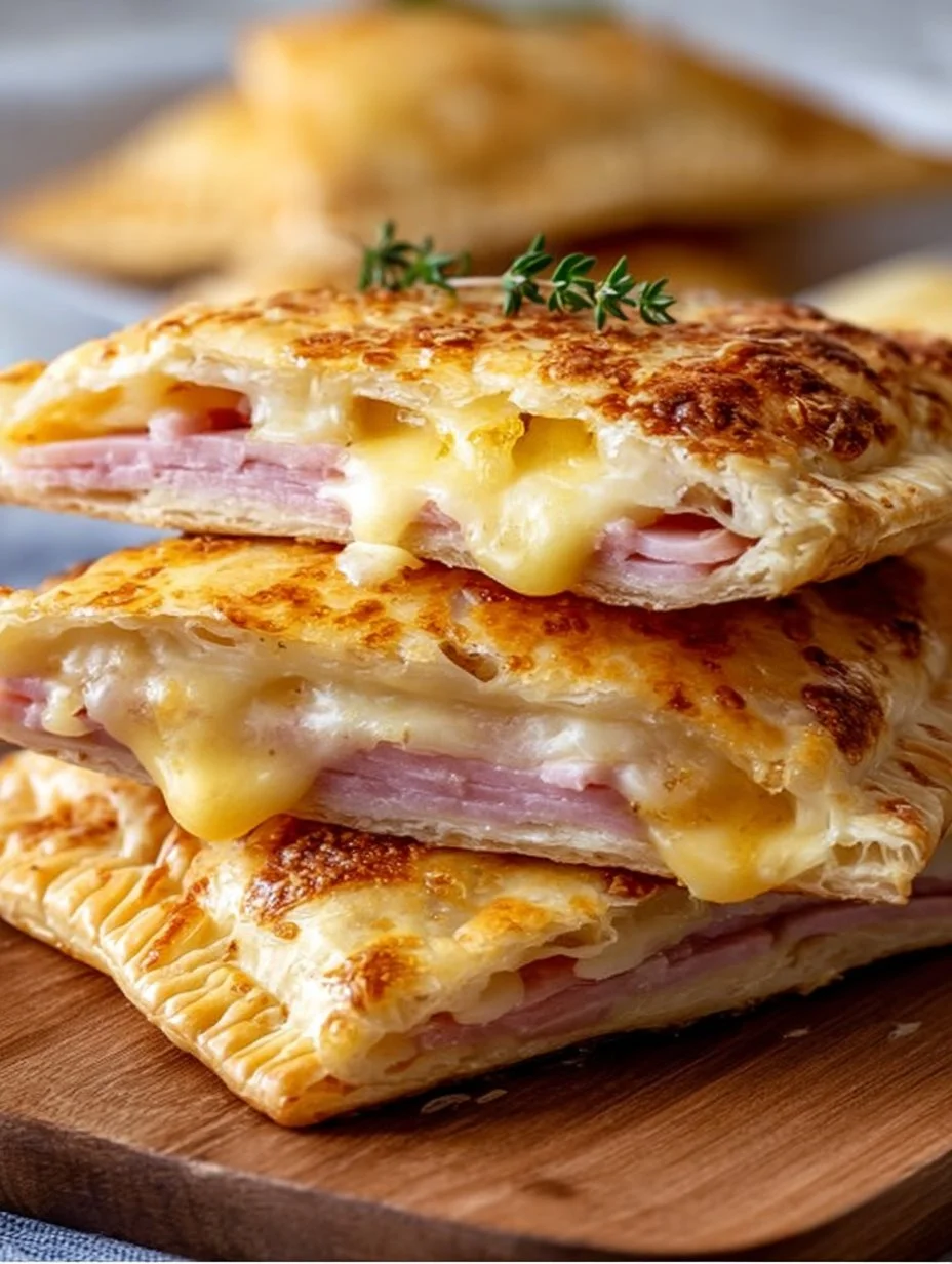 Schinken-Käse-Taschen
