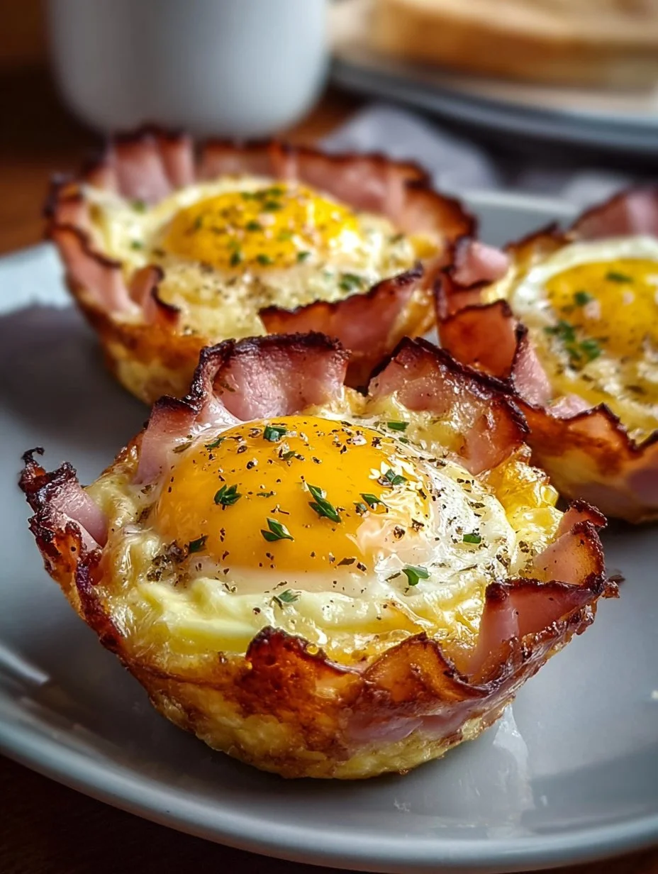 Schinken- und Eierschalen | Rezept 2026 | Frühstücksbrunchrezepte, Frühstücksrezepte Auflauf, Frühstücksrezepte