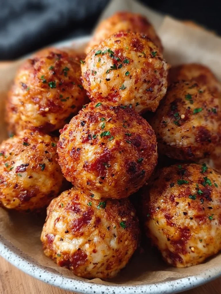 Schnelle Pizza Bällchen Rezept mit frischen Zutaten und goldener Kruste