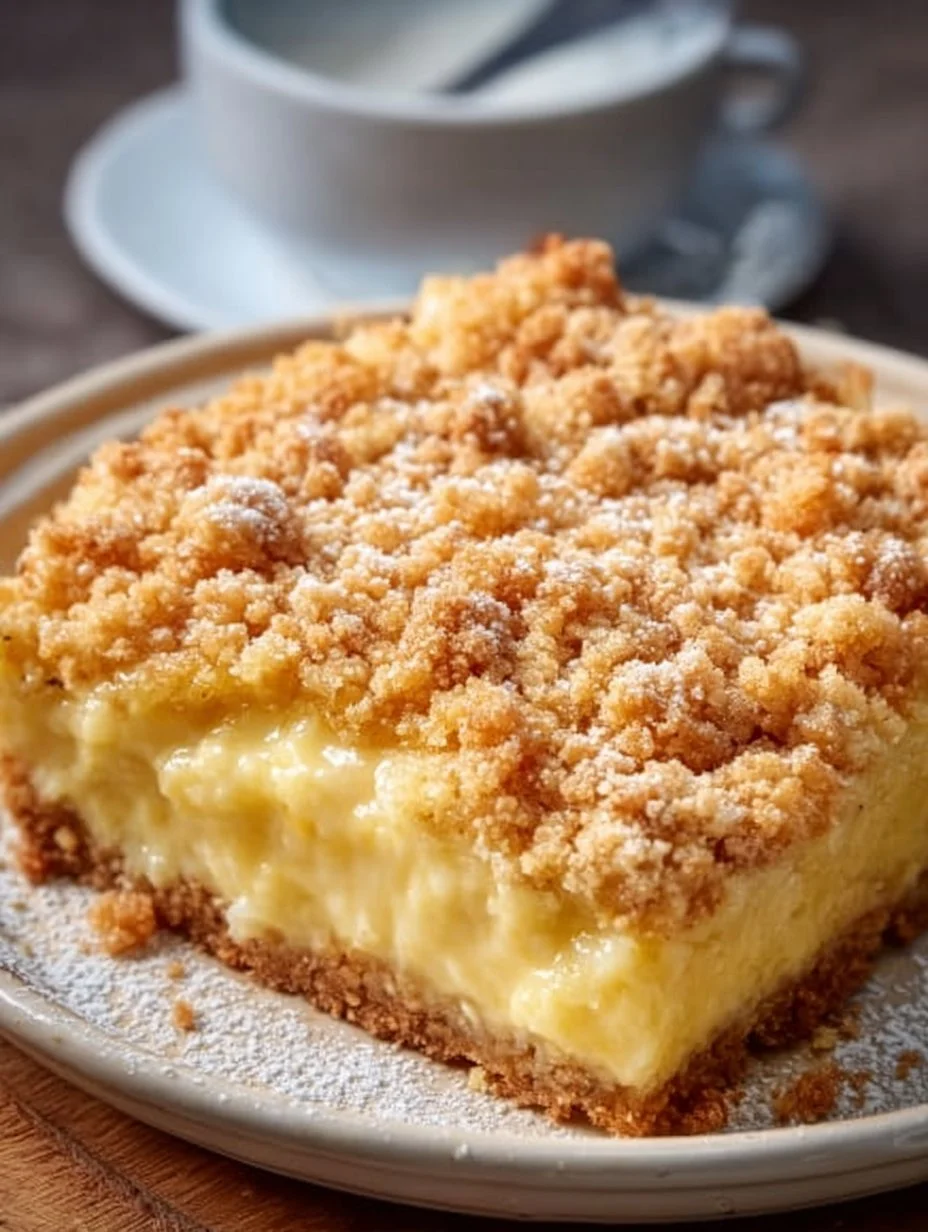 Vanillepudding-Streuselkuchen
