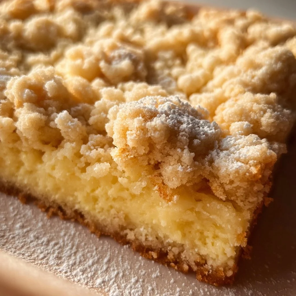 Vanillepudding Streuselkuchen vom Blech