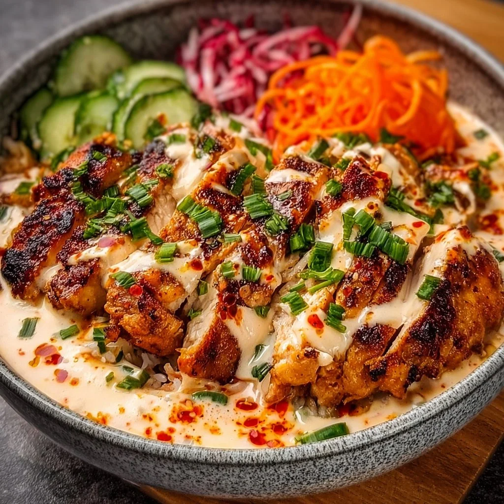 Würzige Hähnchen Bowl