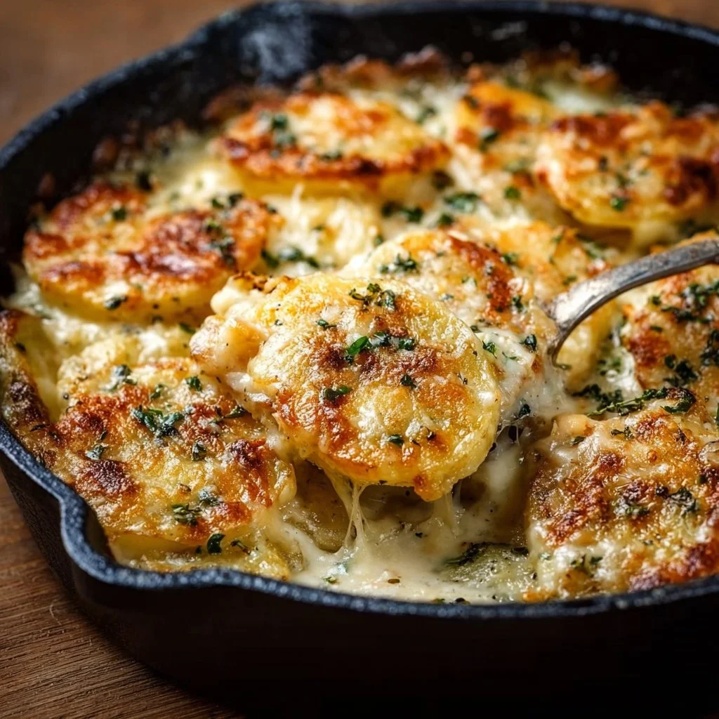 Cremiges Kartoffelgratin aus dem Airfryer