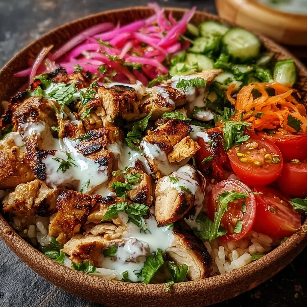 Döner-Bowl mit Hähnchen