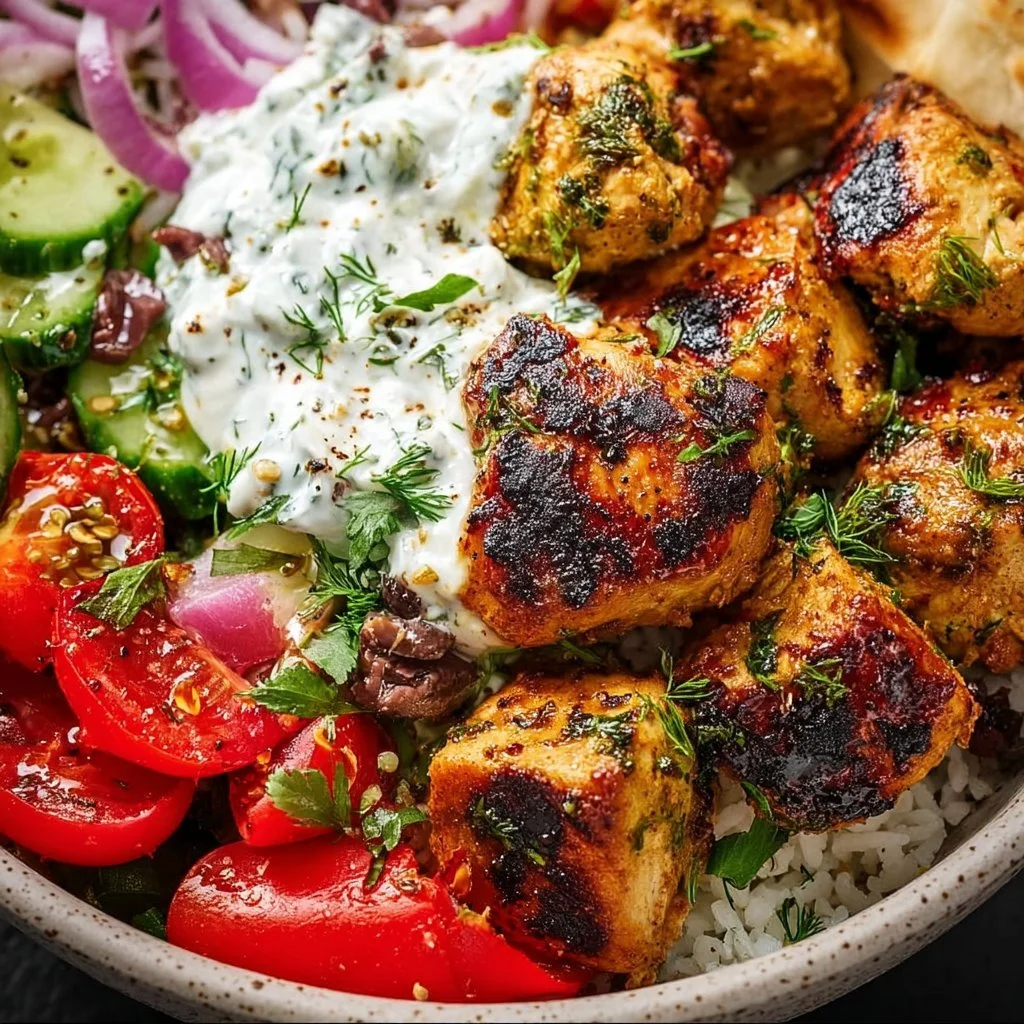 Griechische Hähnchen Bowl: Saftige Bissen, leicht gemacht!