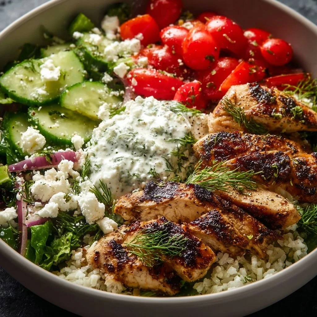 Griechische Hähnchen Bowls: Lecker & Gesund Genießen!