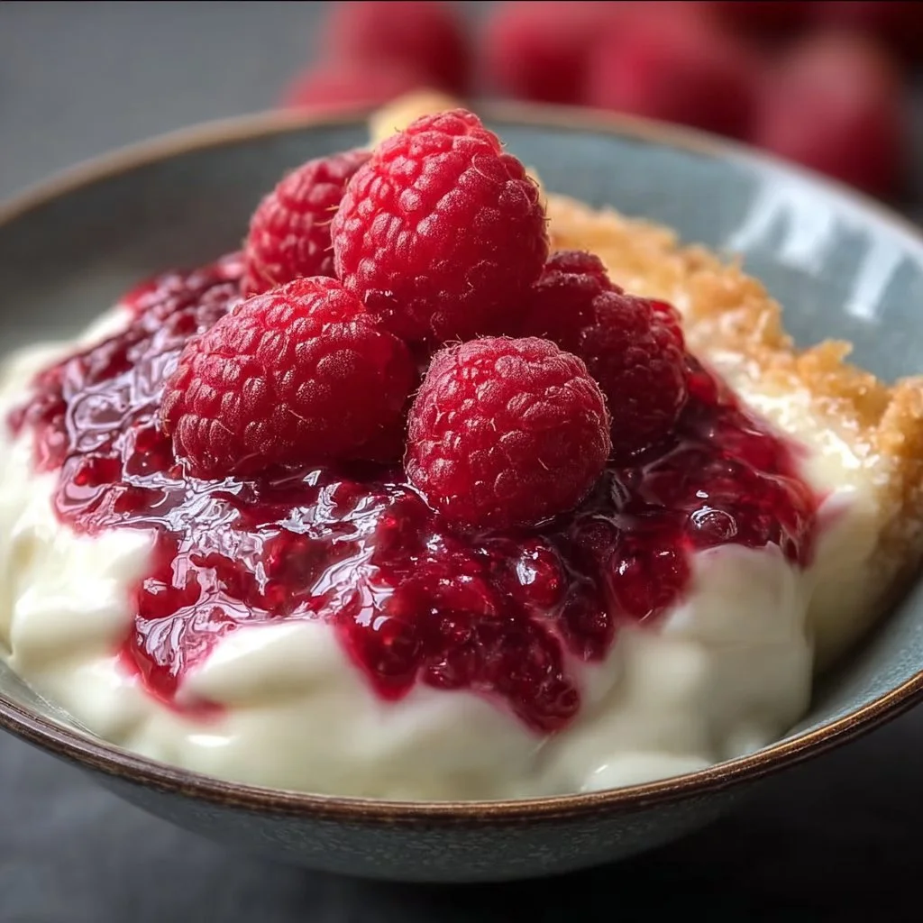 Himbeer mit Schmandcreme