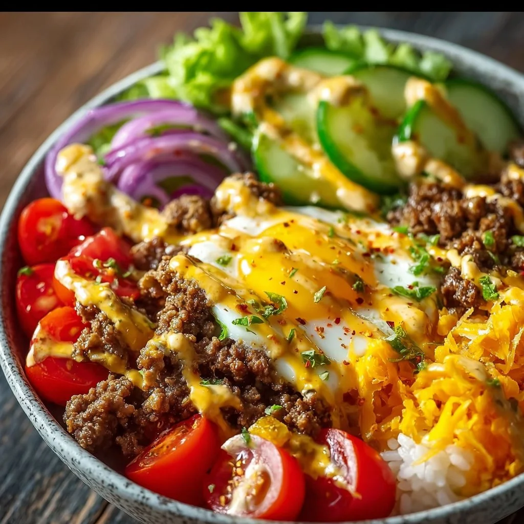 Hohe Protein Cheeseburger Schalen