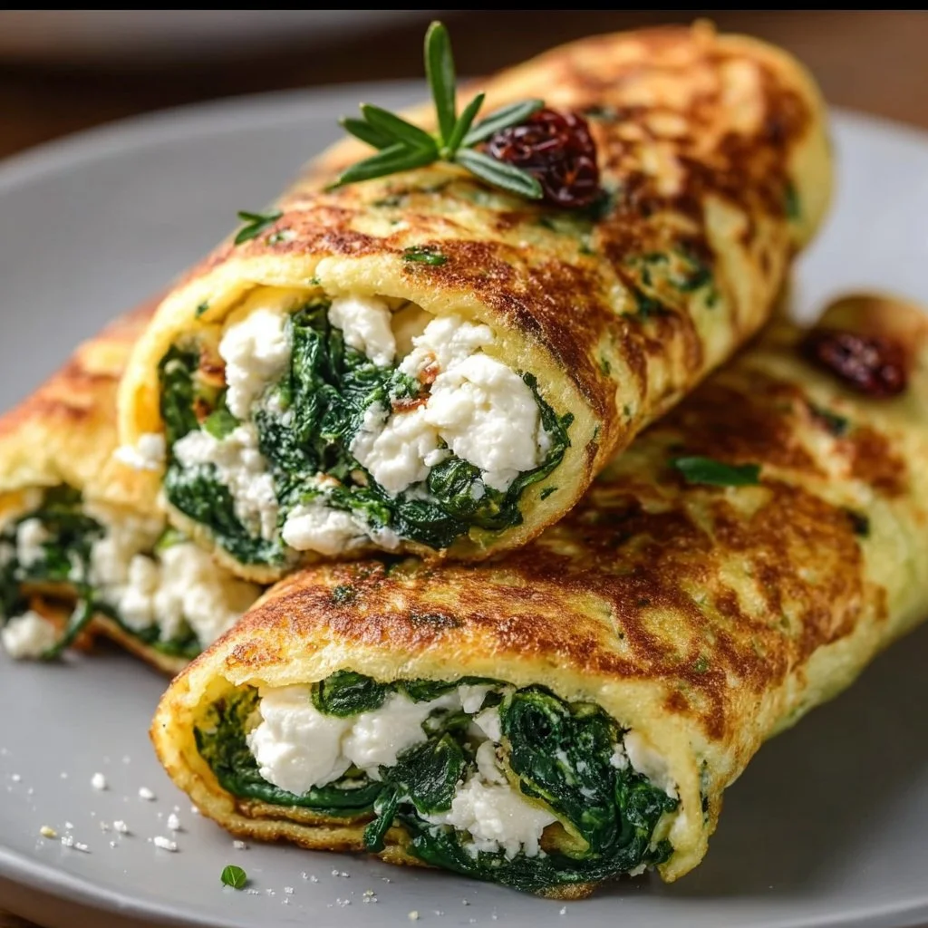 Keto Pfannkuchen Wraps: Spinat & Feta – Dein Low Carb Hit!