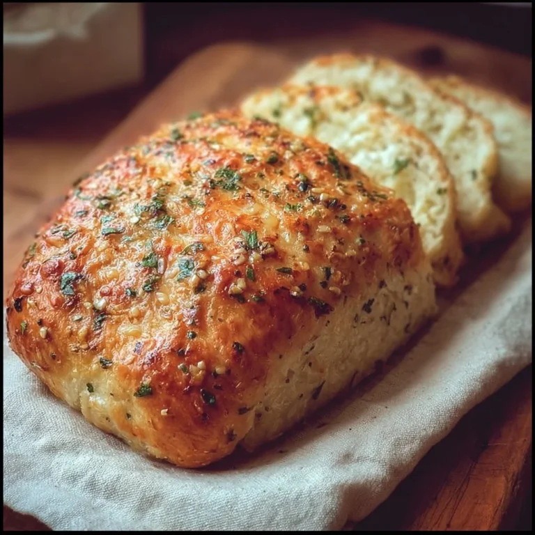 Knoblauchbrot ohne Kneten - einfaches und schnelles Rezept