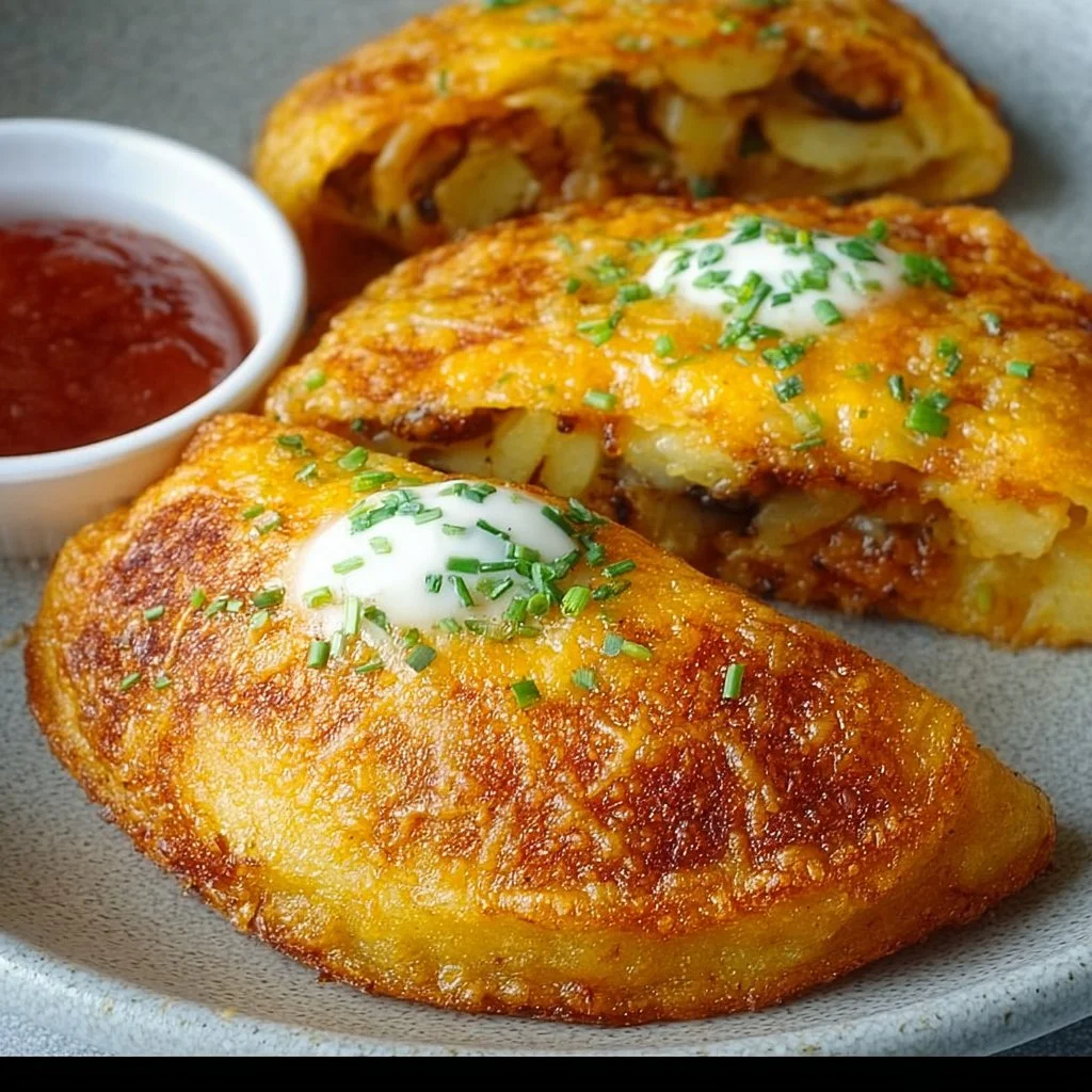 Knusprige Kartoffeltaschen